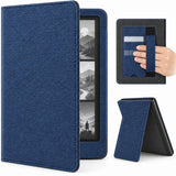 Funda libro azul para Kindle Paperwhite 12 gen 7 pulgadas con correa de mano