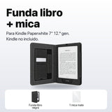 Qué incluye: funda libro negra y 1 mica mate, Kindle no incluido