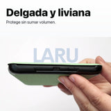Funda premium microfibra verde menta para Kindle 2022/2024 de 6 pulgadas con lámina