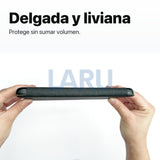Funda premium microfibra negra para Kindle Paperwhite 2024 de 7 pulgadas con mica