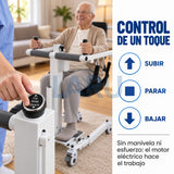 Grúa de Traslado Eléctrica Plegable para Pacientes - control de un toque para subir, parar y bajar