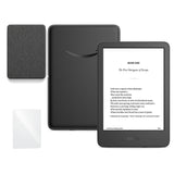 Kindle 16 GB 2024 de 6 pulgadas con funda premium negra y mica