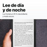 Kindle 16 GB 2024 de 6 pulgadas con funda premium negra y mica