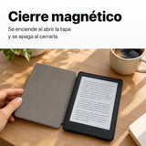 Kindle 16 GB 2024 de 6 pulgadas con funda premium rosa y mica