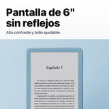 Kindle 2026 Aluminio color Verde Seaglass - pantalla sin reflejos