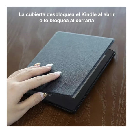 Funda Kindle cierre automatico desbloquea al abrir bloquea