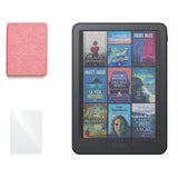 Kindle Colorsoft 2026 color Grafito con funda microfibra rosa - portada