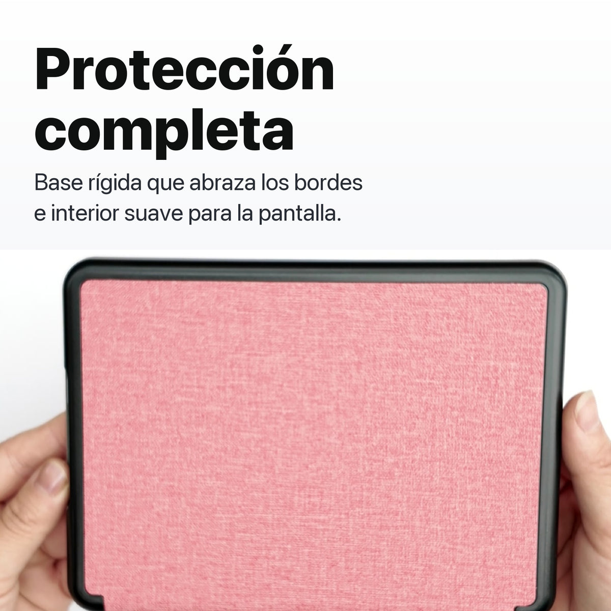 Kindle Colorsoft Signature Edition 2026 color Grafito con funda microfibra rosa - protección completa de la funda
