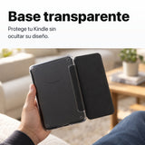 Base transparente con esquinas reforzadas de la funda acrílica para Kindle Paperwhite
