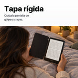 Tapa rígida que protege la pantalla del Kindle de golpes y rayas