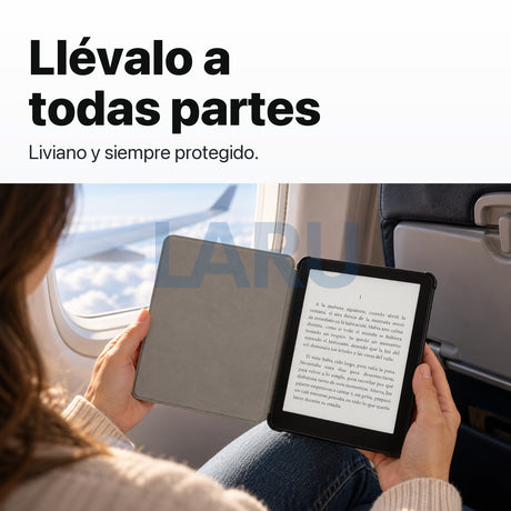 Kindle Paperwhite 16 GB 2025 con funda premium negra y mica