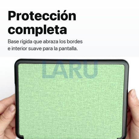 Kindle Paperwhite 16 GB 2025 con funda premium verde y mica