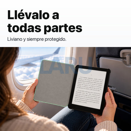 Kindle Paperwhite 16 GB 2025 con funda premium verde y mica