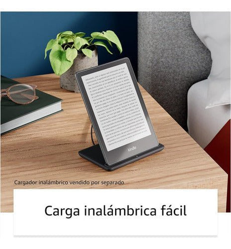 Kindle Paperwhite ebook carga inalambrica escritorio