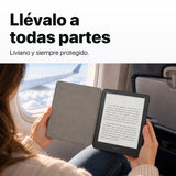 Kindle Paperwhite Signature Edition 2026 color Grafito con funda microfibra negra - llévalo de viaje