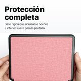 Kindle Paperwhite Signature Edition 2026 color Grafito con funda microfibra rosa - protección completa de la funda
