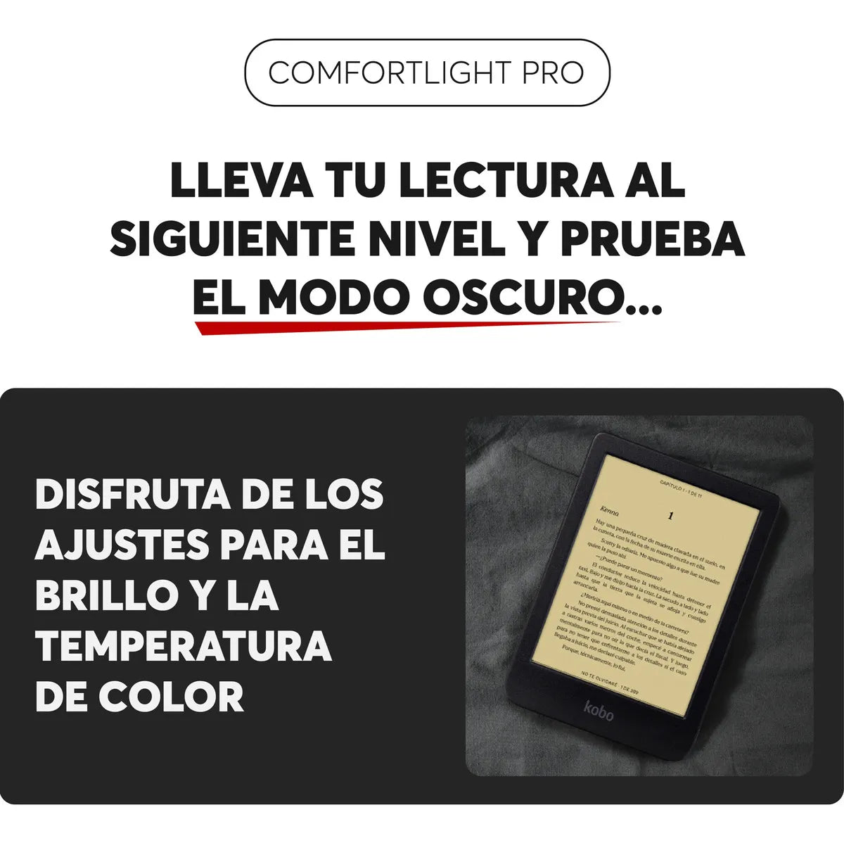 Kobo Clara Color E-reader 16gb Resistente Al Agua + Funda+ Mica