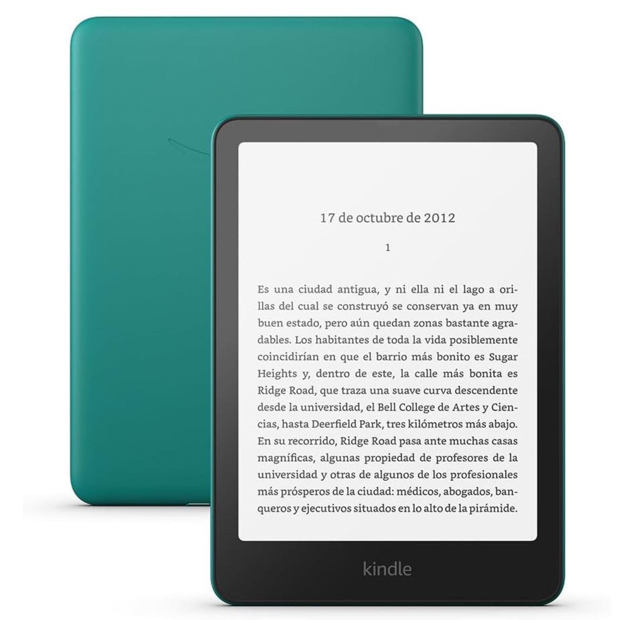Kindle Paperwhite 2025 16GB con funda jade de protección