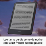 Kindle Paperwhite con pantalla de contenido e-book, iluminación frontal ajustable para leer de día y de noche