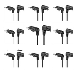 PACK 10 Cables De Poder Tv Blanco 2m Premium Smart tv Corriente Tipo8 - Laru