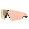 Lentes inteligentes Oakley Meta Vanguard montura blanca con cámara 12MP y lente Prizm Rose Gold espejo dorado