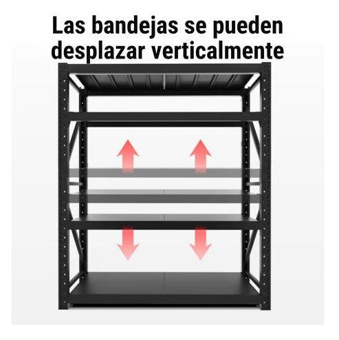 Bandejas ajustables verticalmente del estante metálico Laru Racks